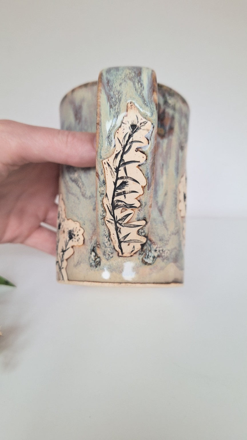 Autumn Aster Mug - Botanical Imprint