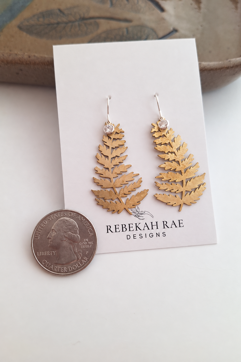 Sunrise Fern Earrings