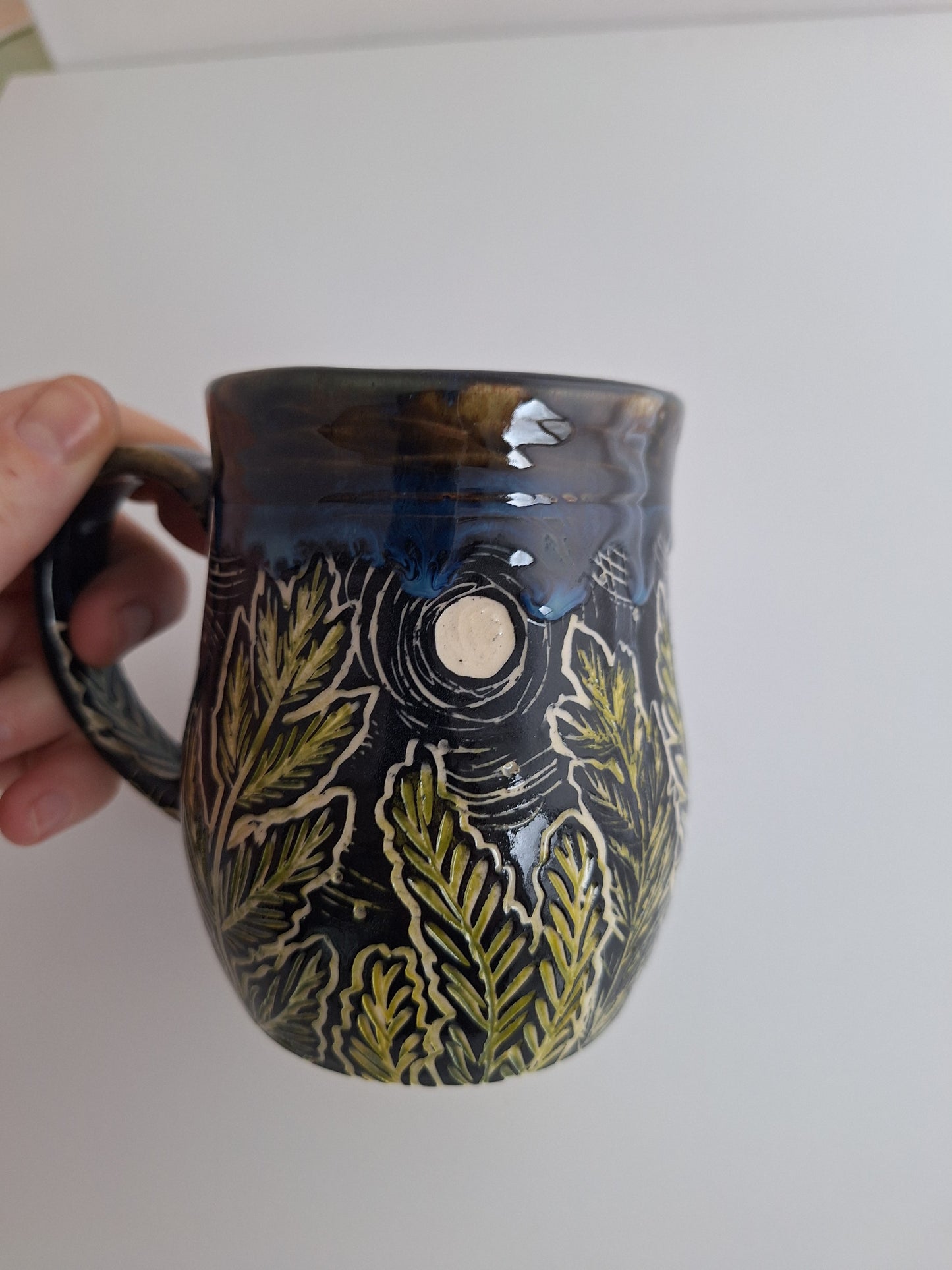 Hand-carved Moments Mug