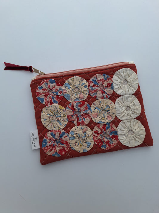 Heirloom Yo-yo Zipper Pouch