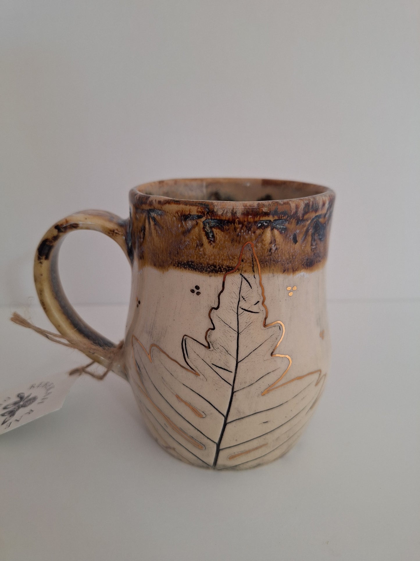Gold Fern Mug