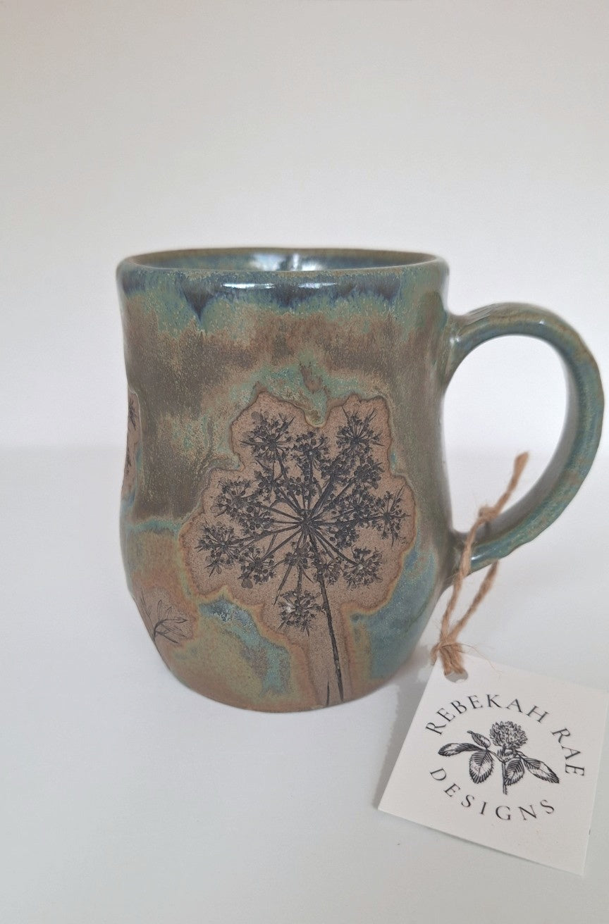 Queen Anne's Lace Mug - Botanical Imprint