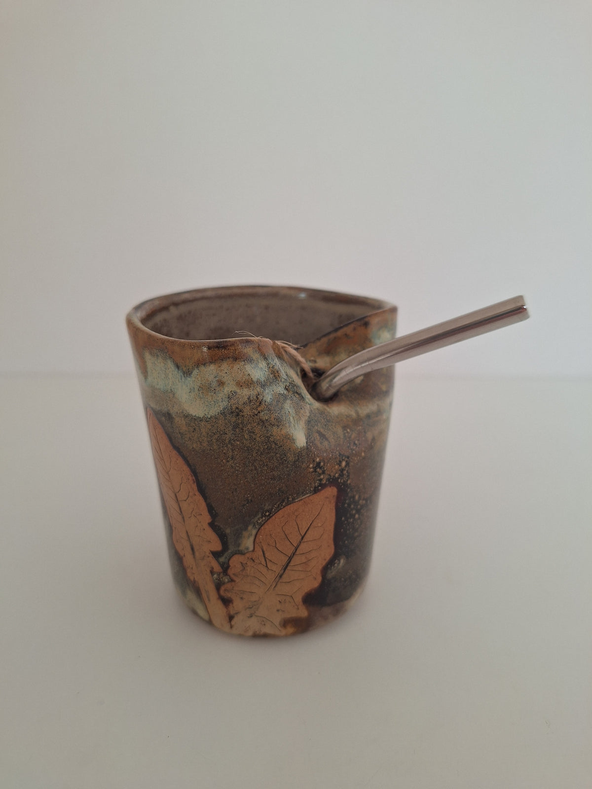 Cocktail Sipper - Botanical Imprint, dandelion - straw included