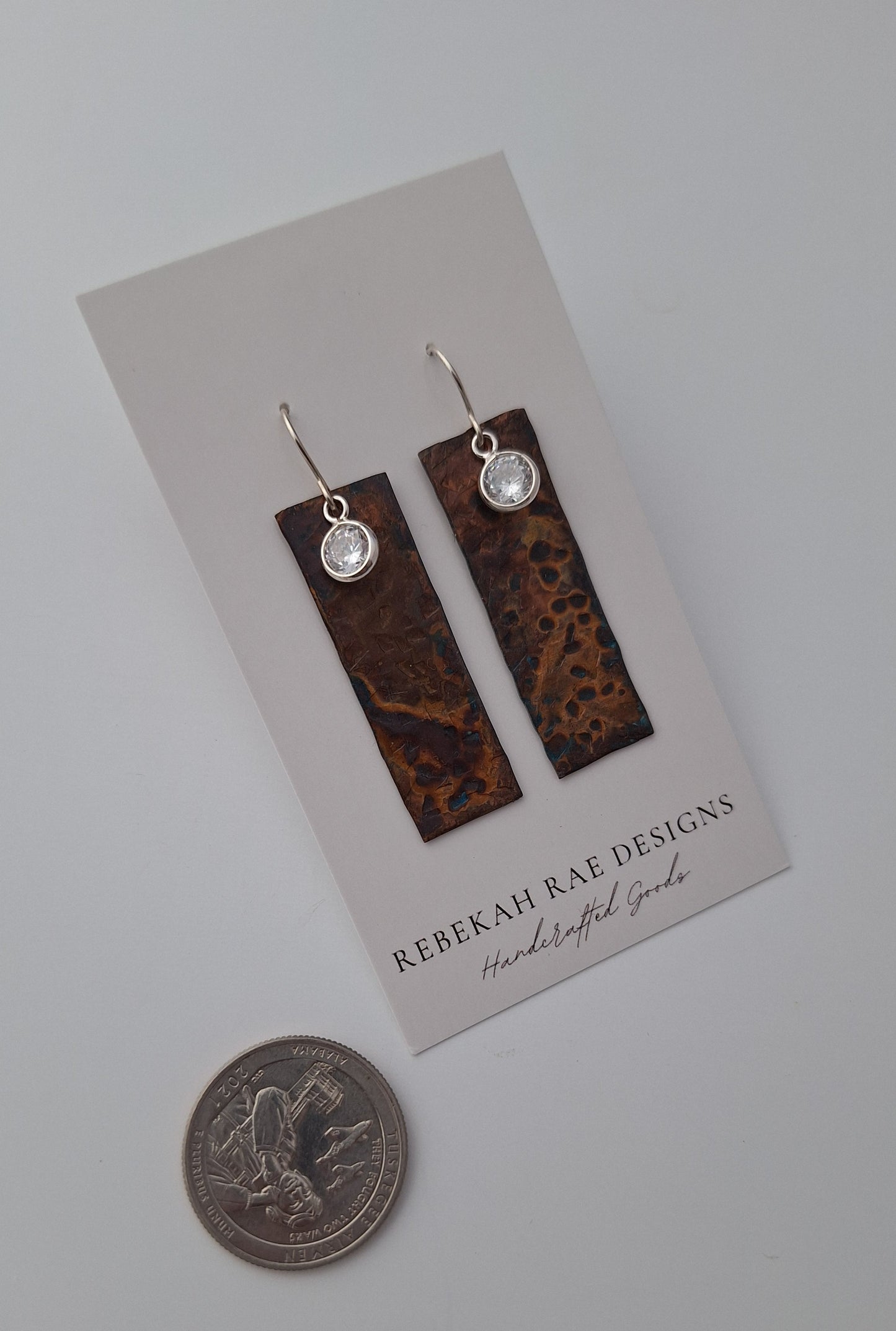 Patina Bar Earrings