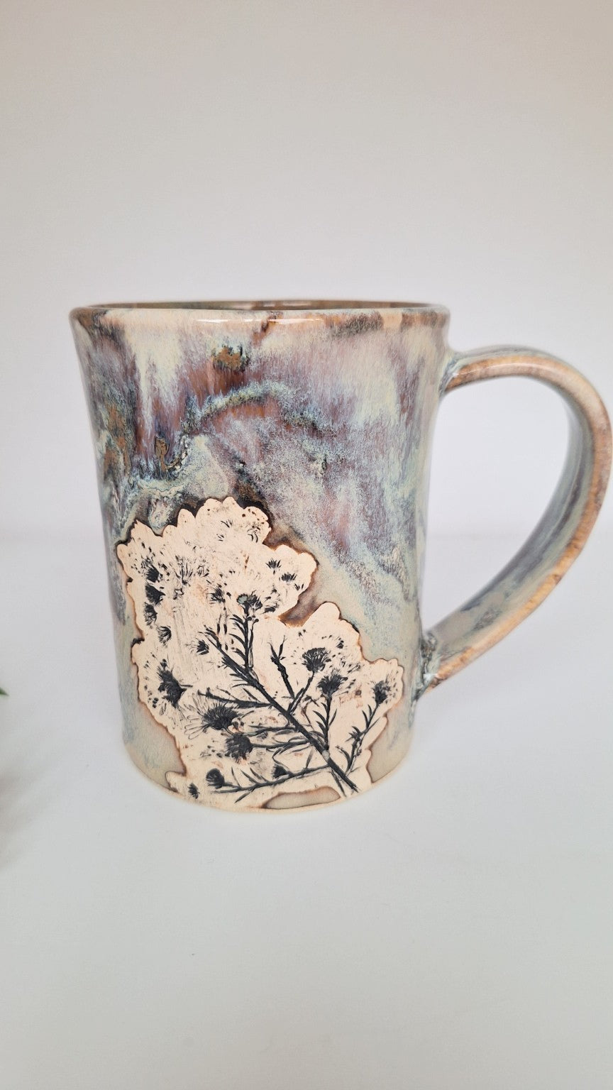 Autumn Aster Mug - Botanical Imprint