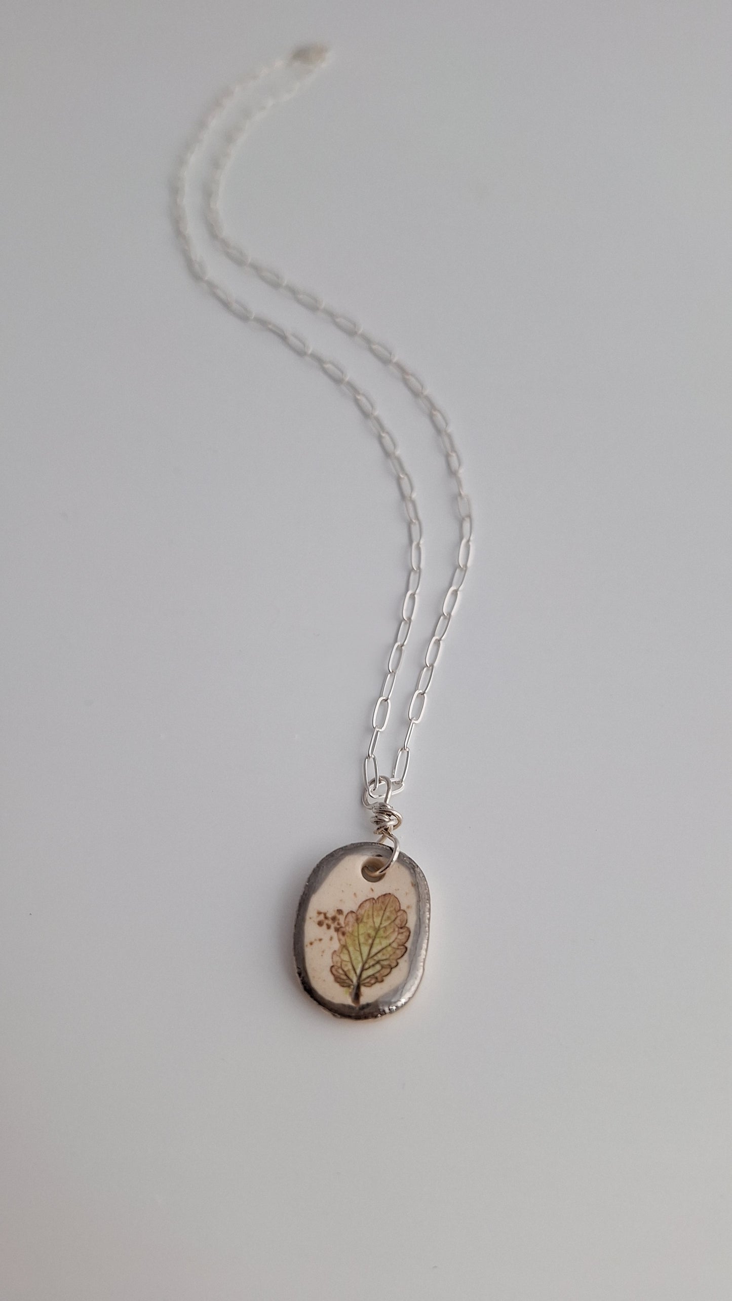 Little Coleus Necklace - Ceramic