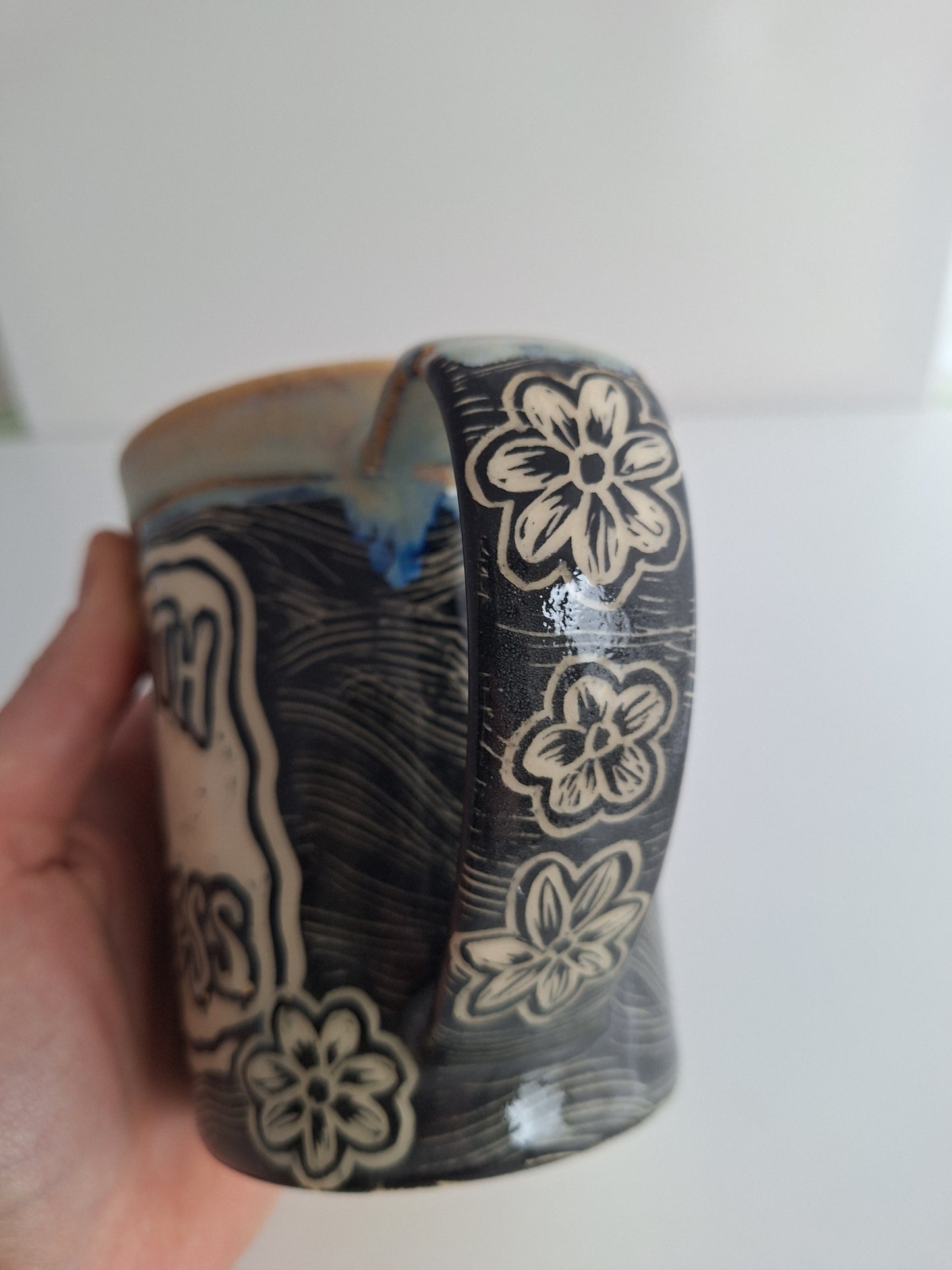 Hand-carved Growth Mug