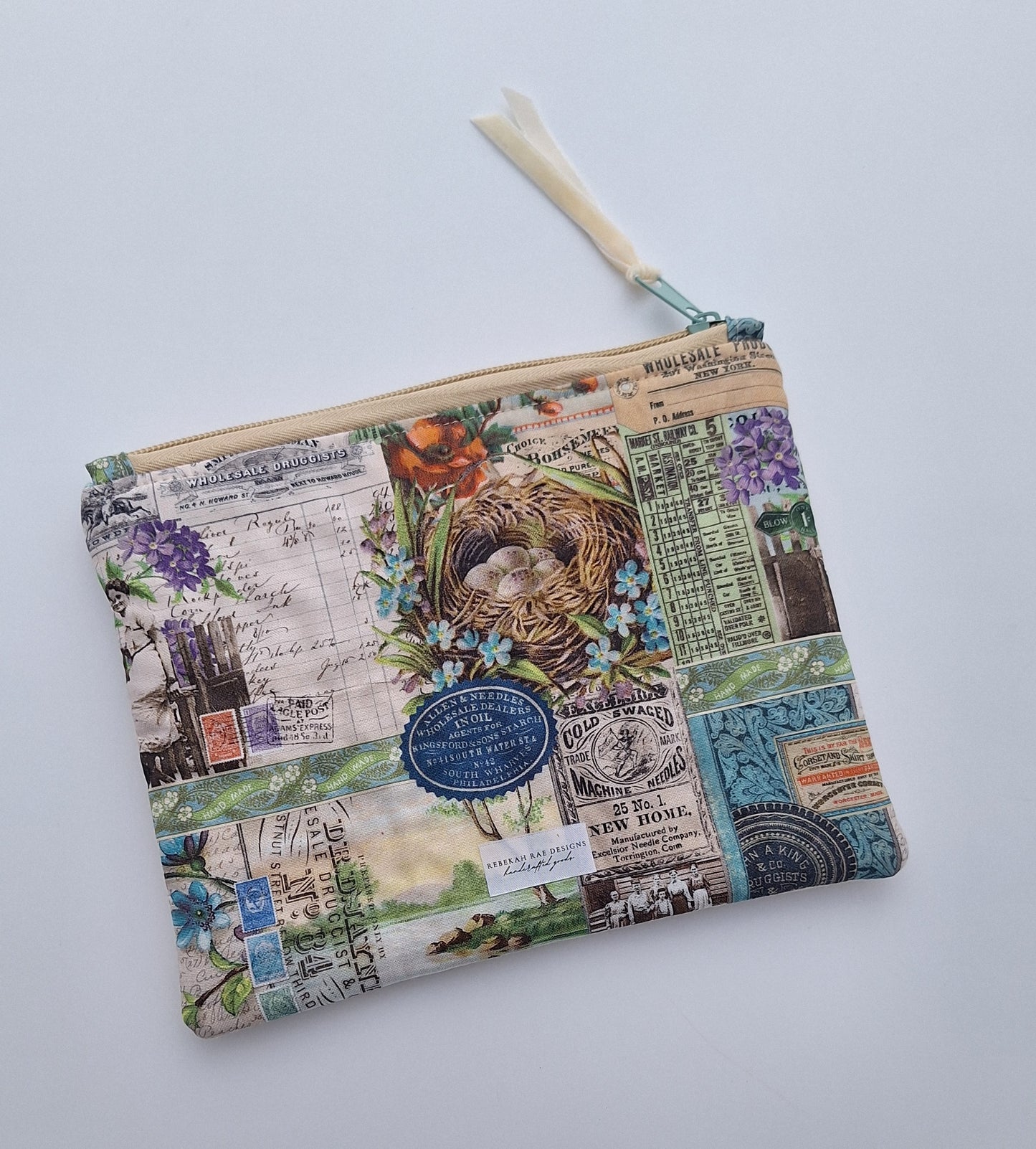 Heirloom Yo-yo Zipper Pouch