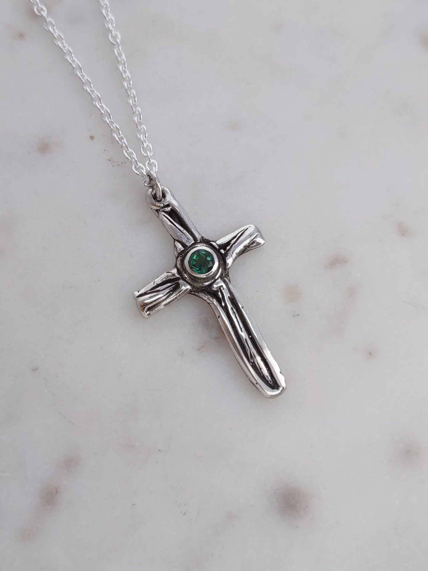 Vine Cross Necklace