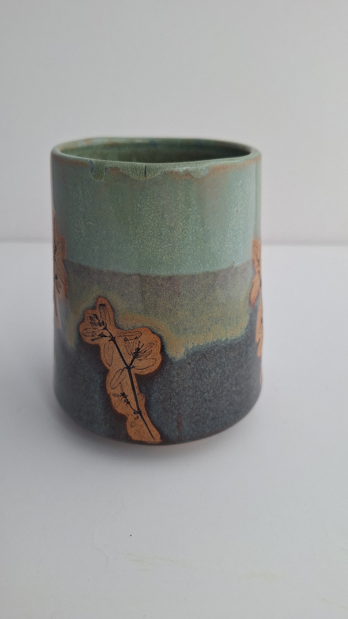 Spurge Weed Tumbler - Botanical imprint