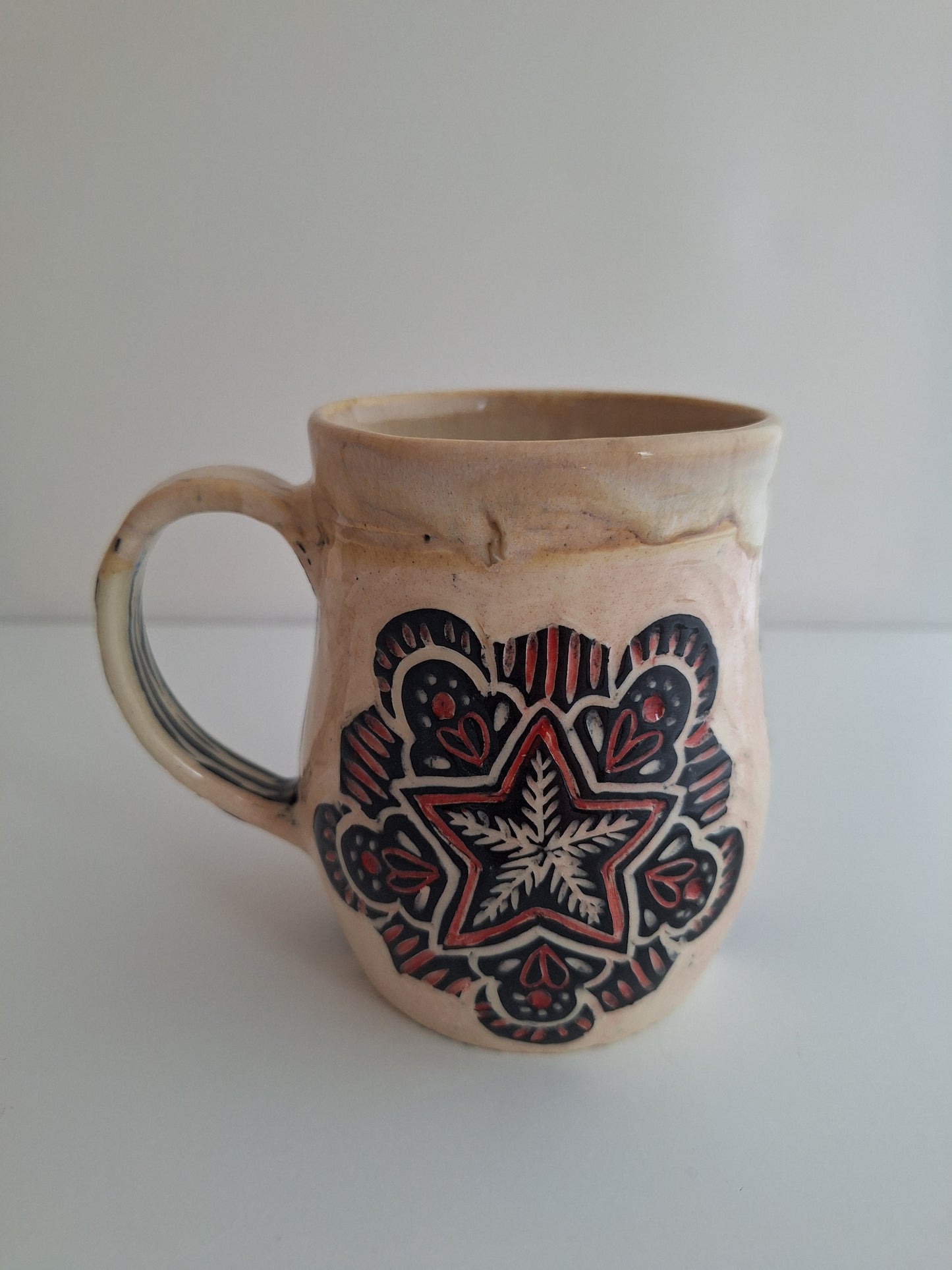 Hand-carved Scandi Christmas Mug