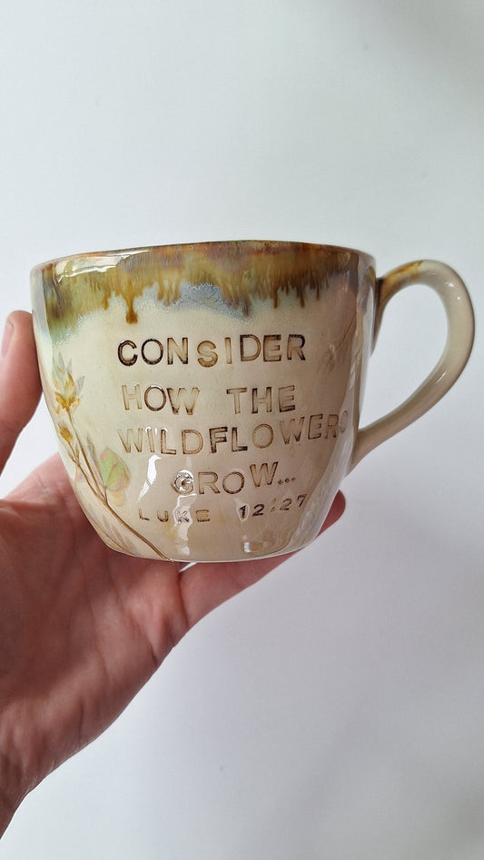 Consider The Wildflowers Mug