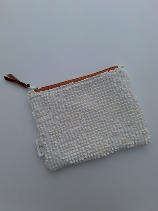 Vintage Chenille Zipper Pouch