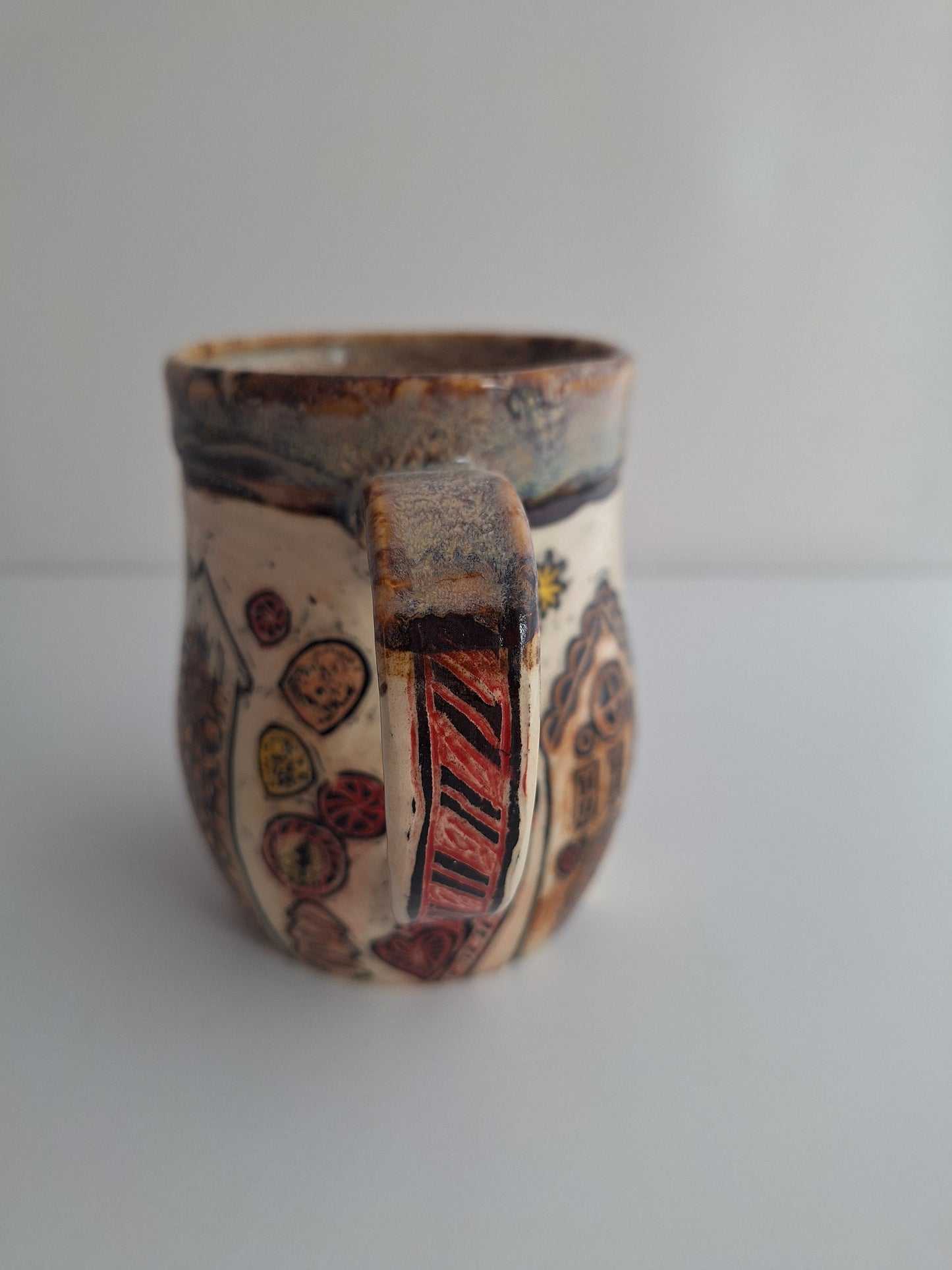 Hand-carved Gingerbread House Mug