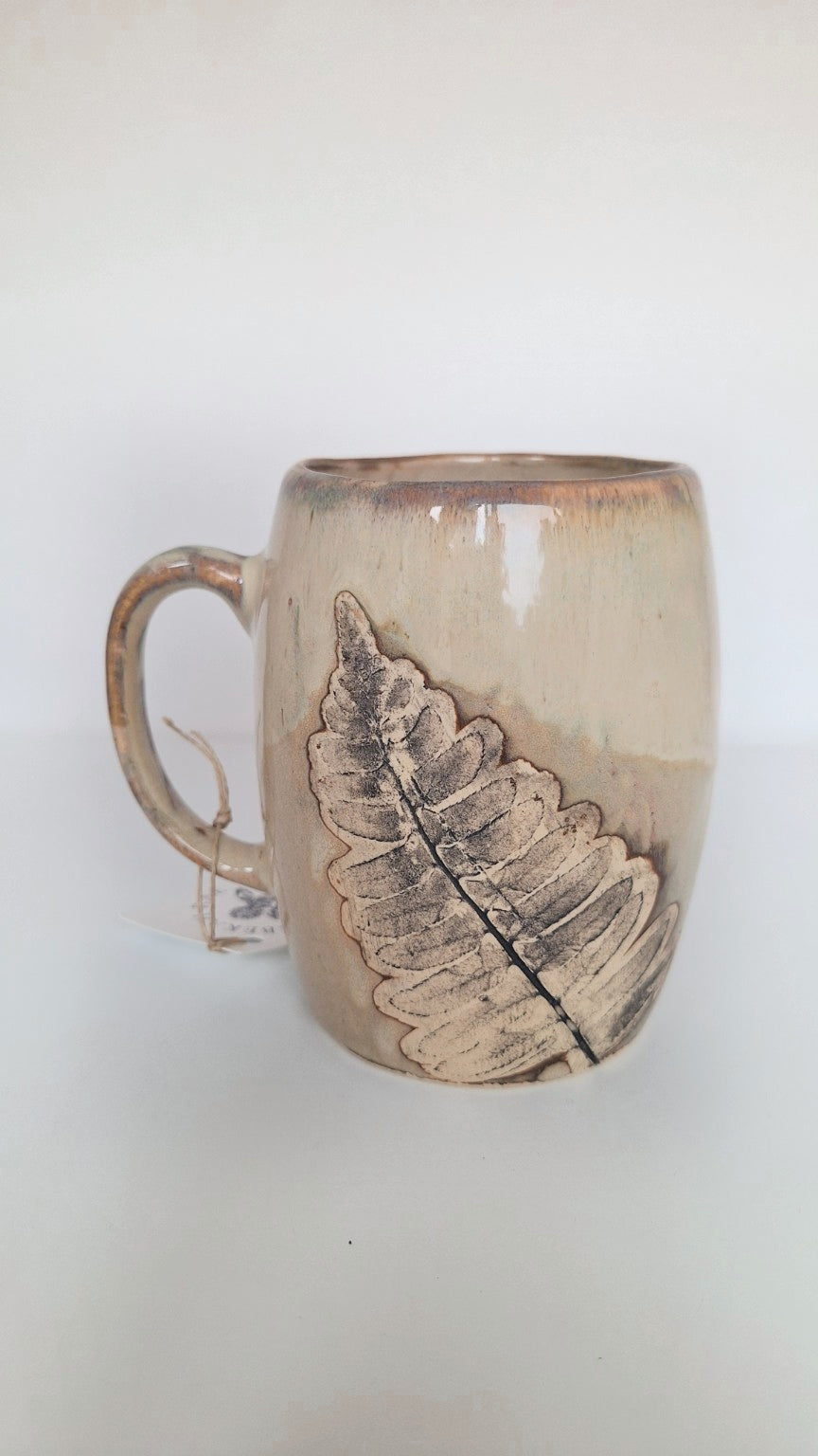 Wild Fern Mug - botanical imprint