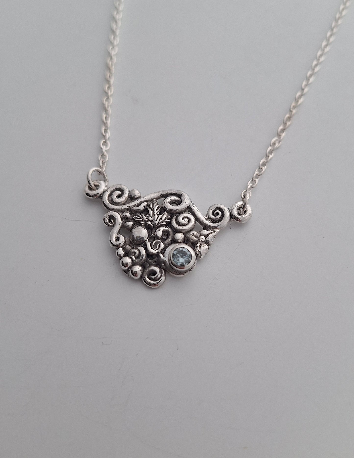Sterling Silver Sugar Maple Leaf Necklace — One of a Kind Botanical Pendant