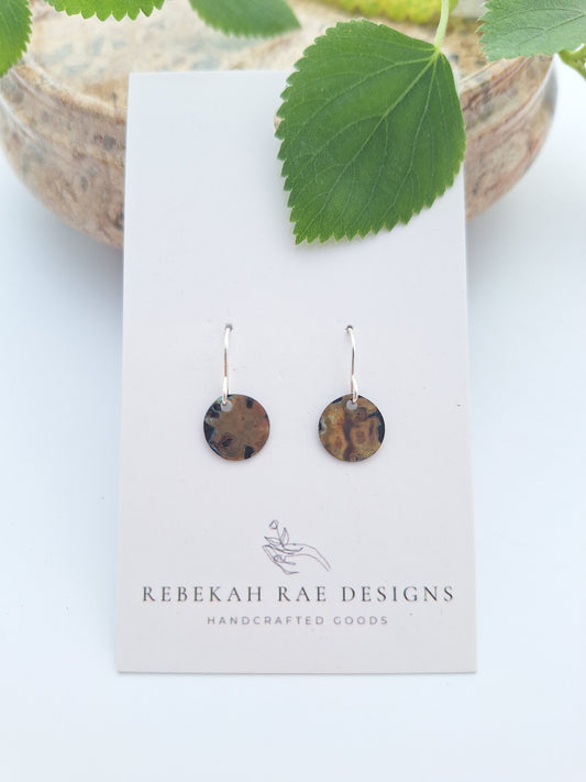 Tiny Moon Earrings