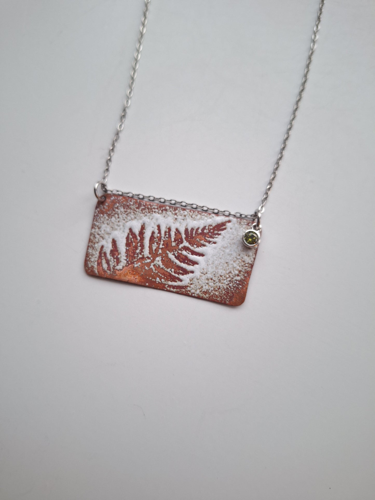 Earthy Fern Necklace