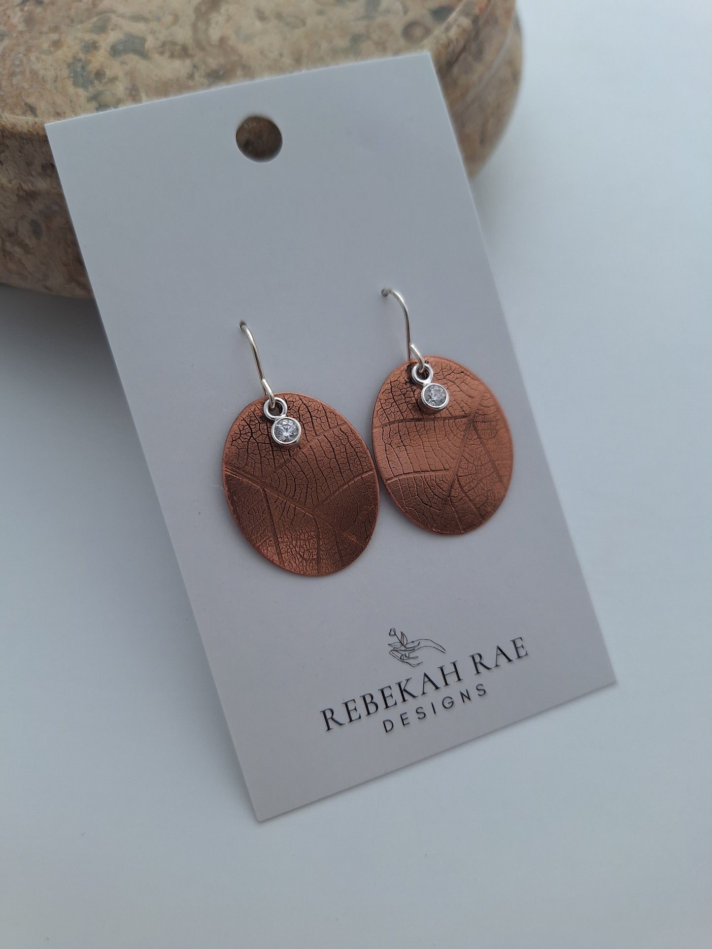 Pressed Leaf Earrings