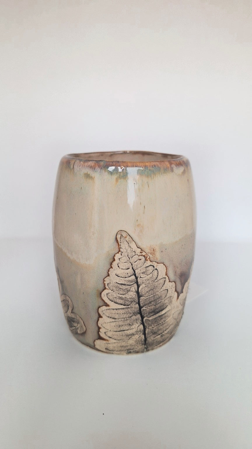 Wild Fern Mug - botanical imprint