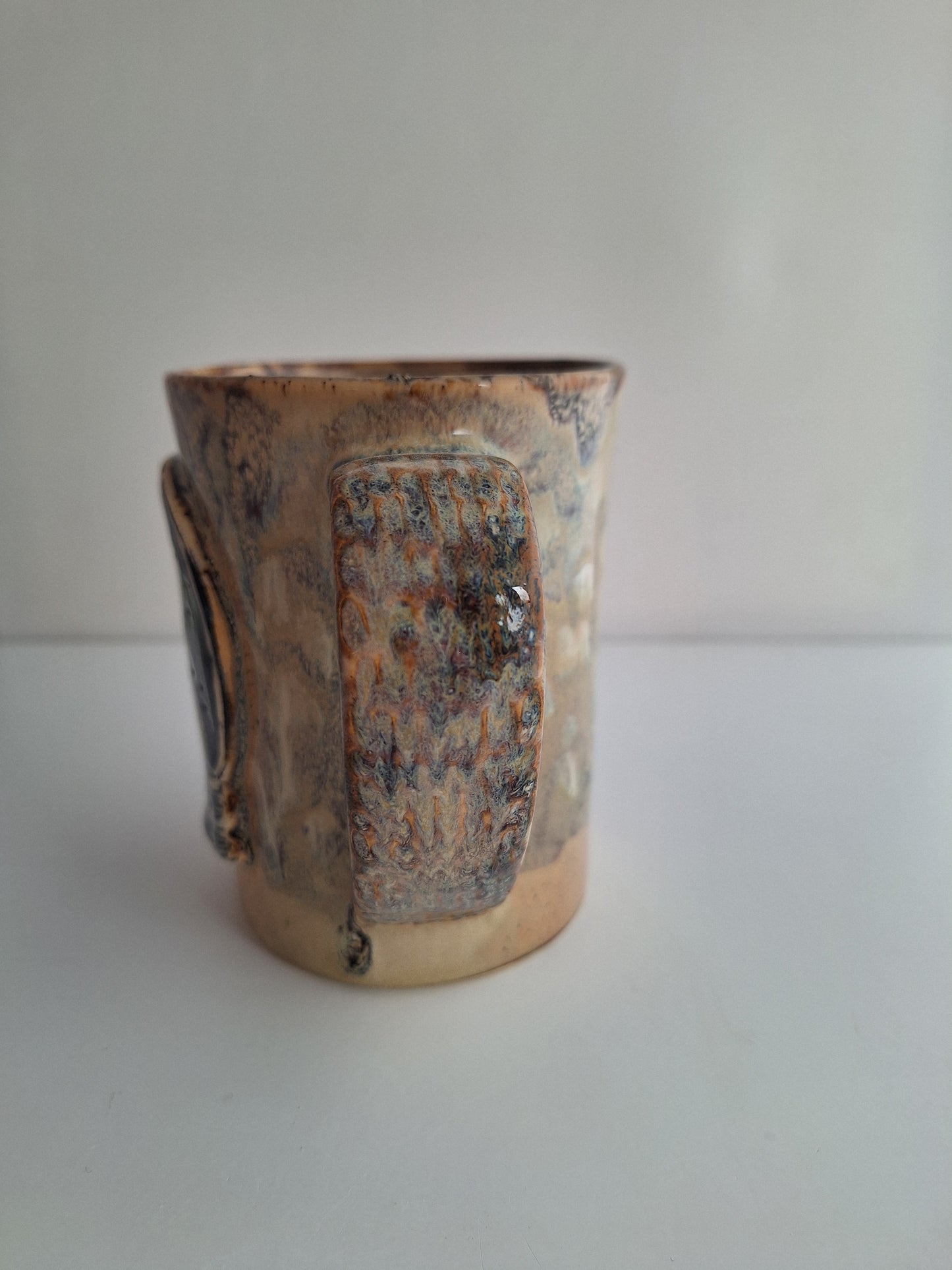 Hand-carved Snowglobe Mug