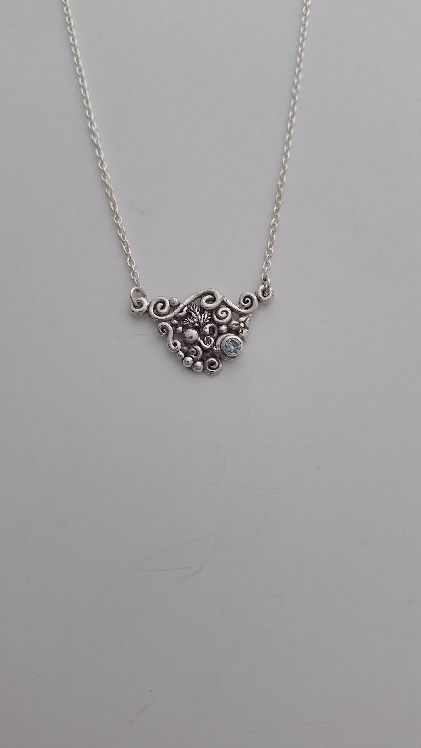 Sterling Silver Sugar Maple Leaf Necklace — One of a Kind Botanical Pendant