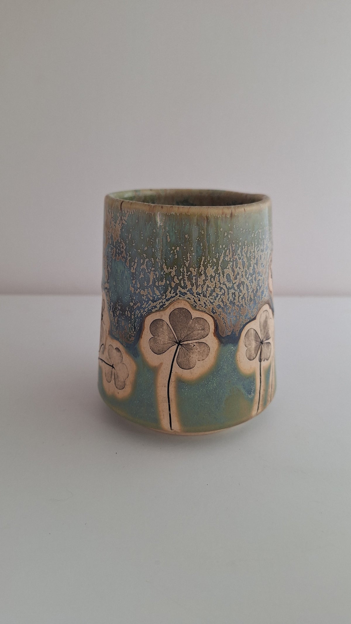 Wood Sorrel Tumbler - Botanical imprint