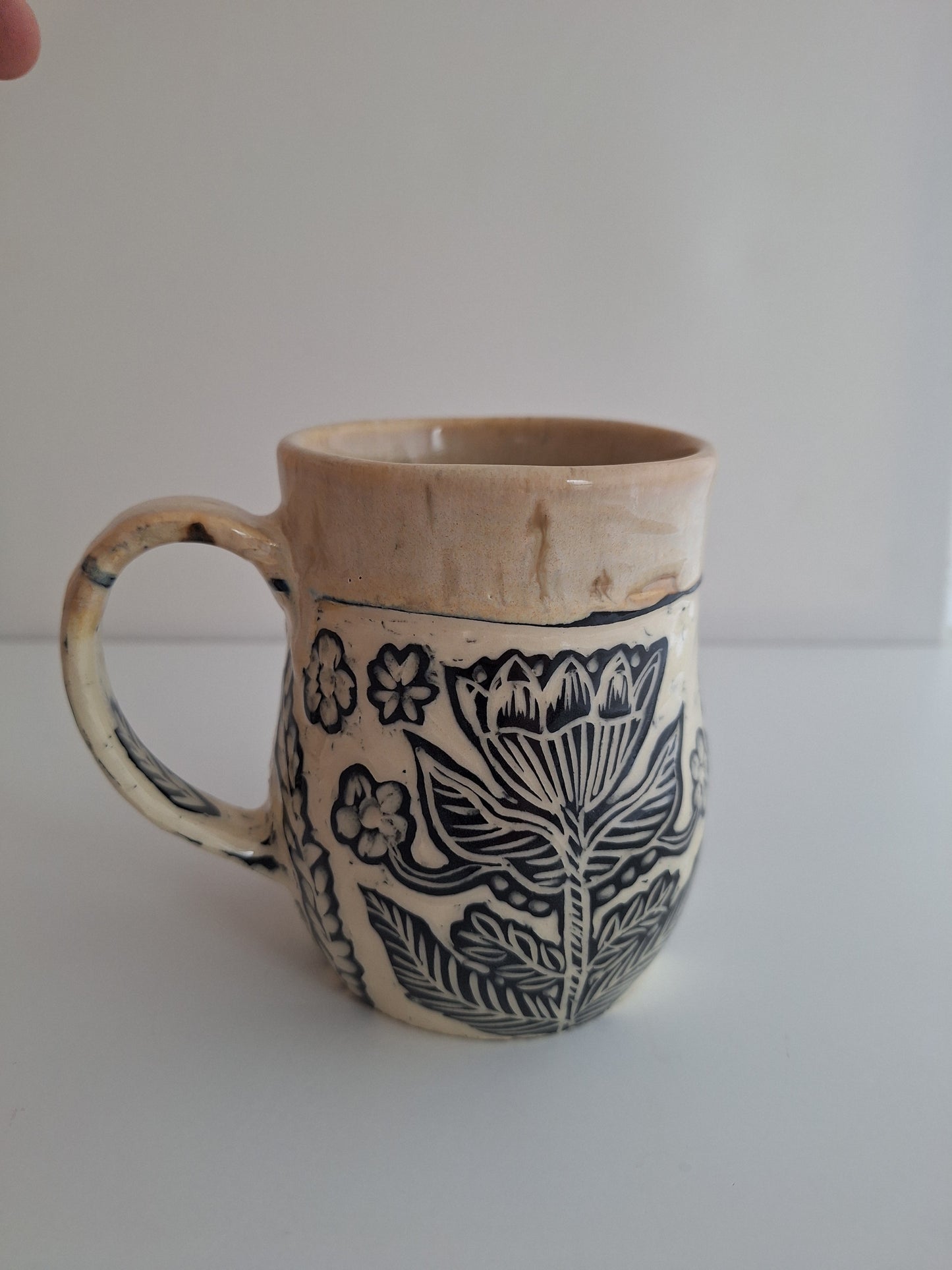 Hand-carved Love Through the Seasons Mug