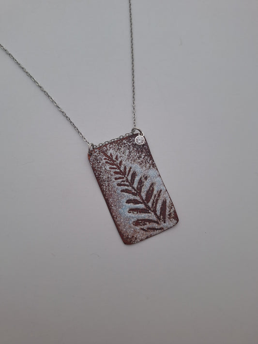 Earthy Fern Necklace