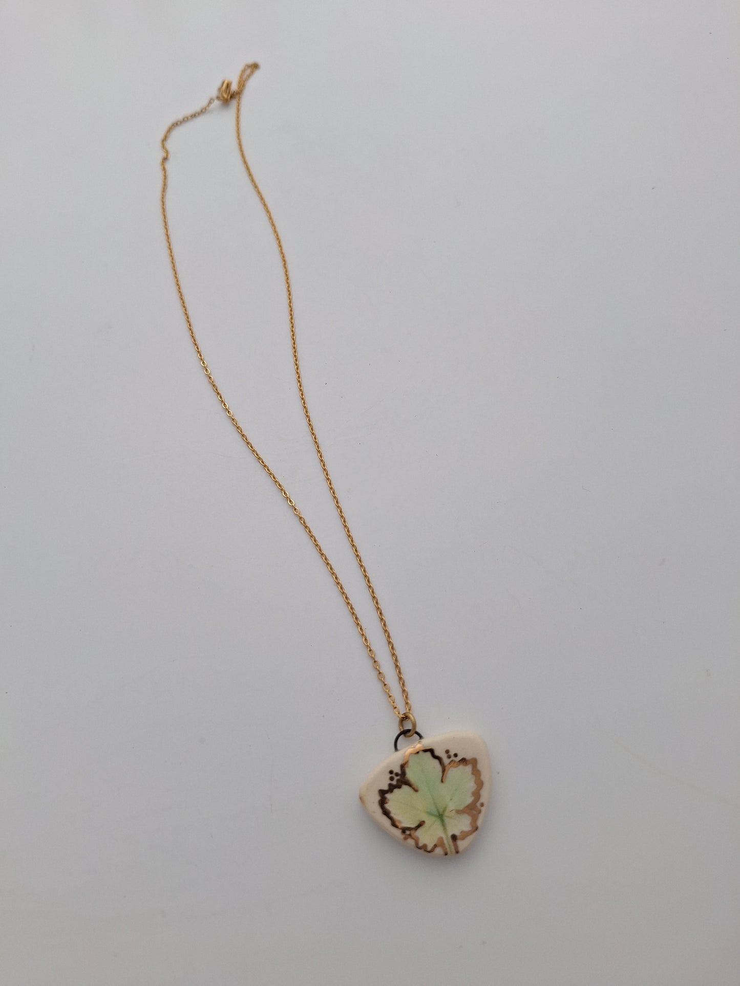 Wild Strawberry Ceramic Necklace