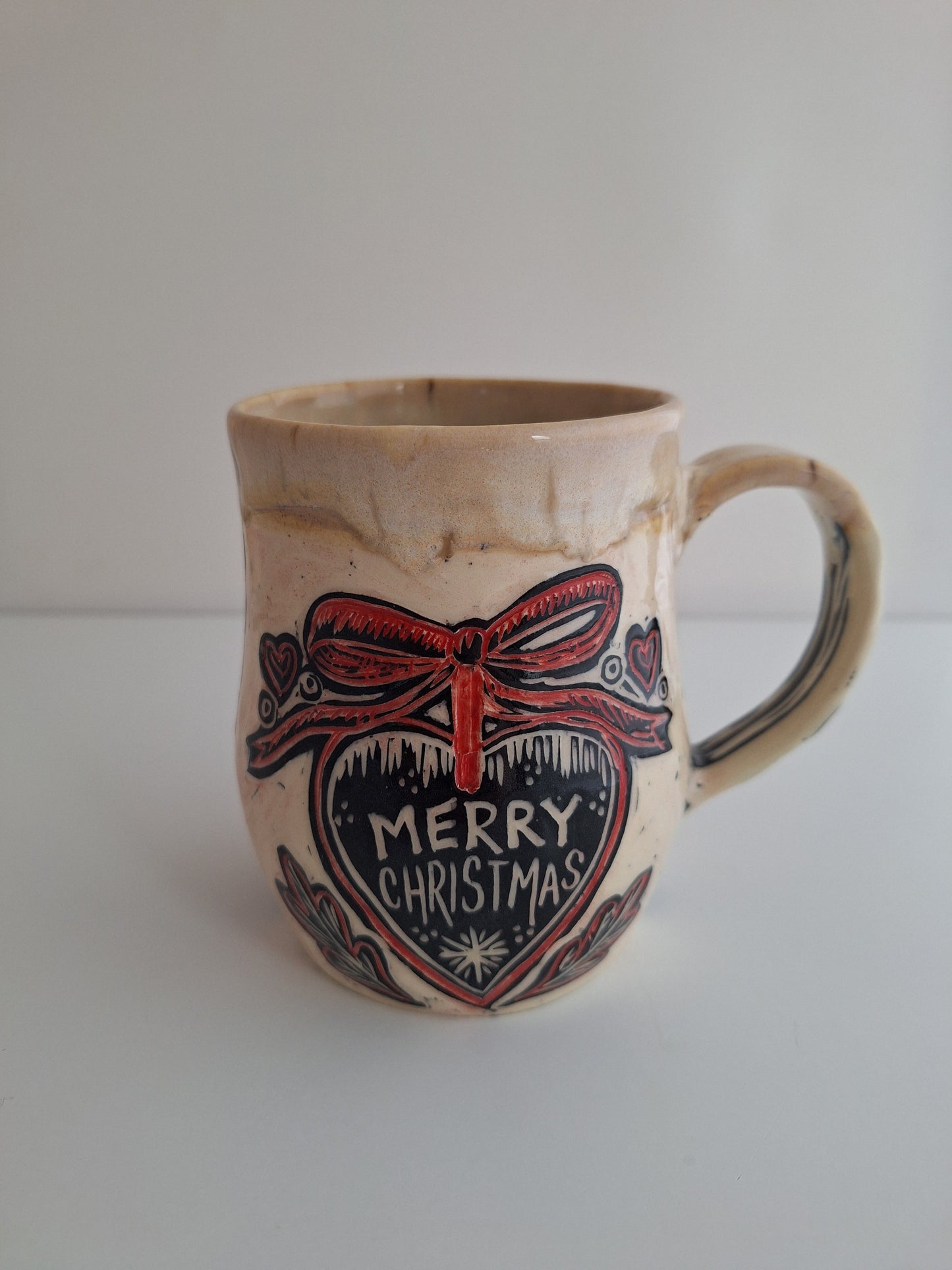 Hand-carved Scandi Christmas Mug