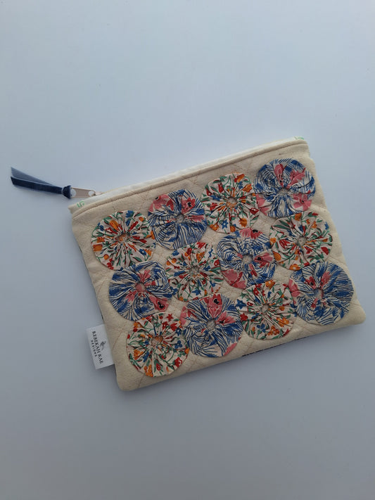 Heirloom Yo-yo Zipper Pouch