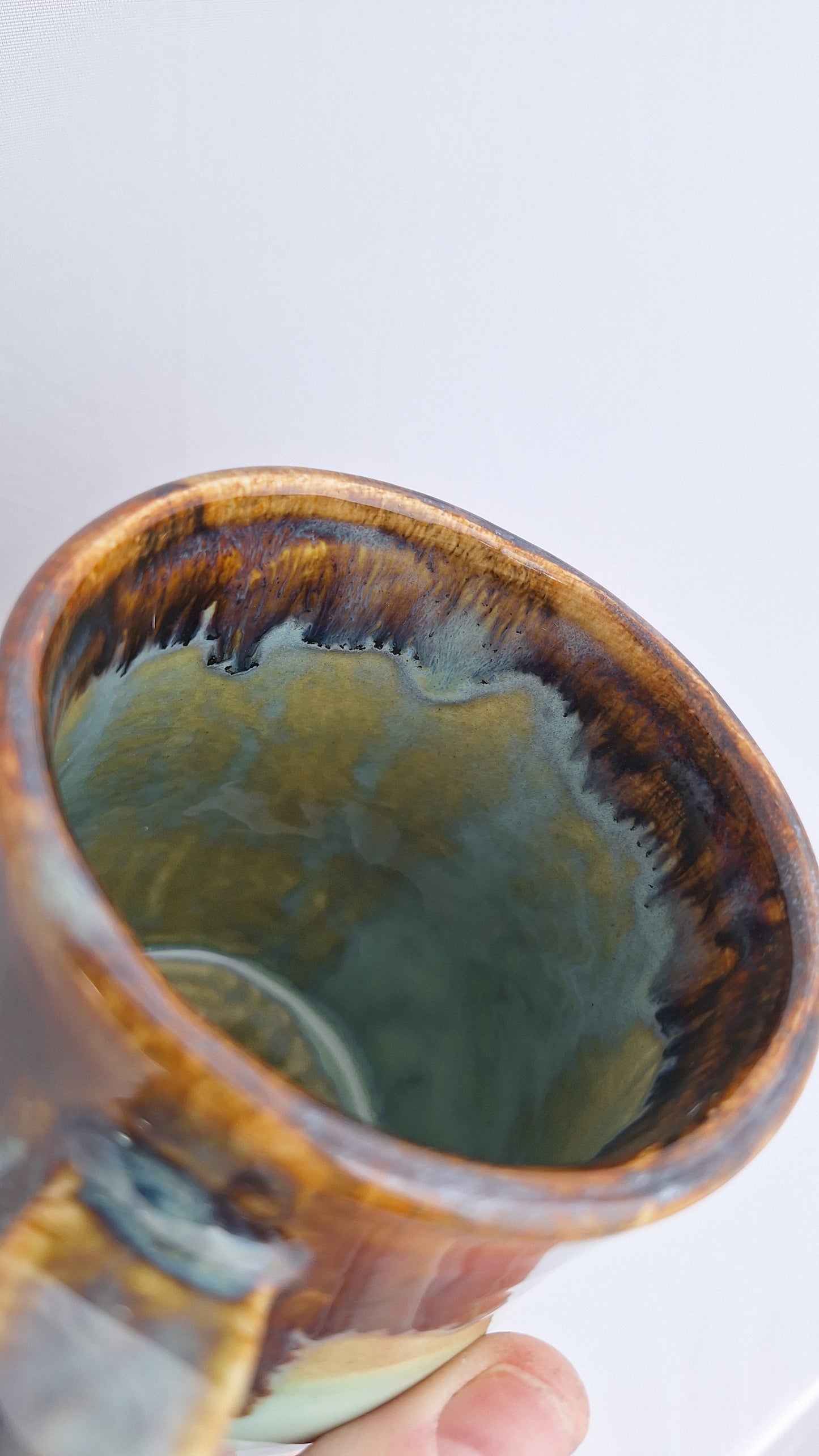 Turquoise Fern Mug