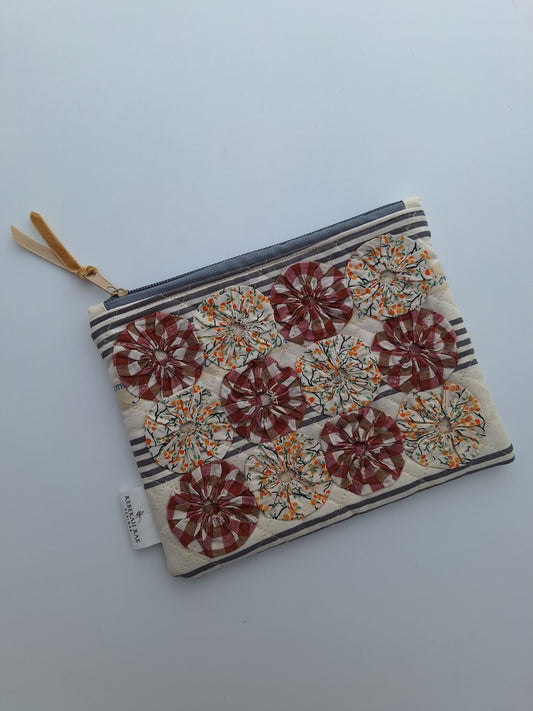 Heirloom Yo-yo Zipper Pouch