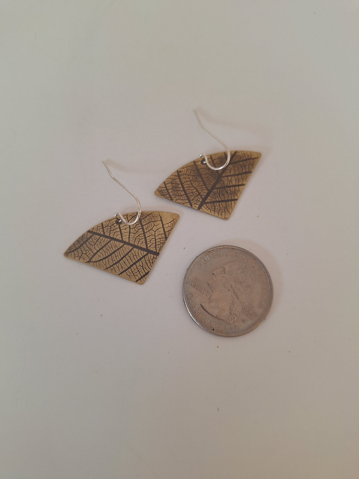 Pressed Leaf Earrings