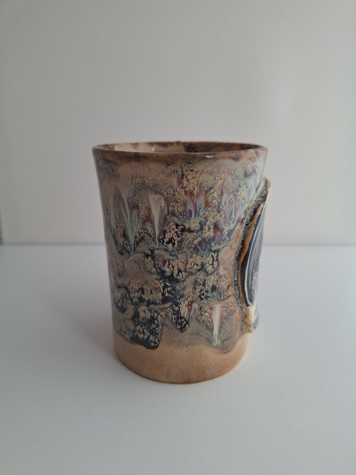 Hand-carved Snowglobe Mug