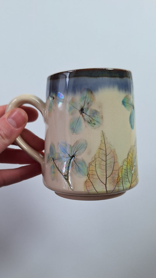 Blue Hydrangea Mug