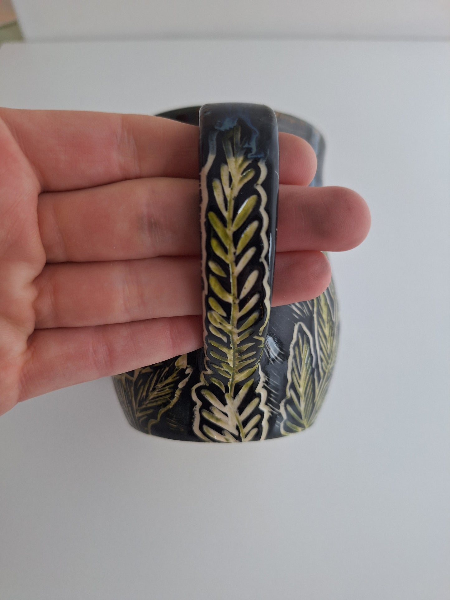 Hand-carved Moments Mug