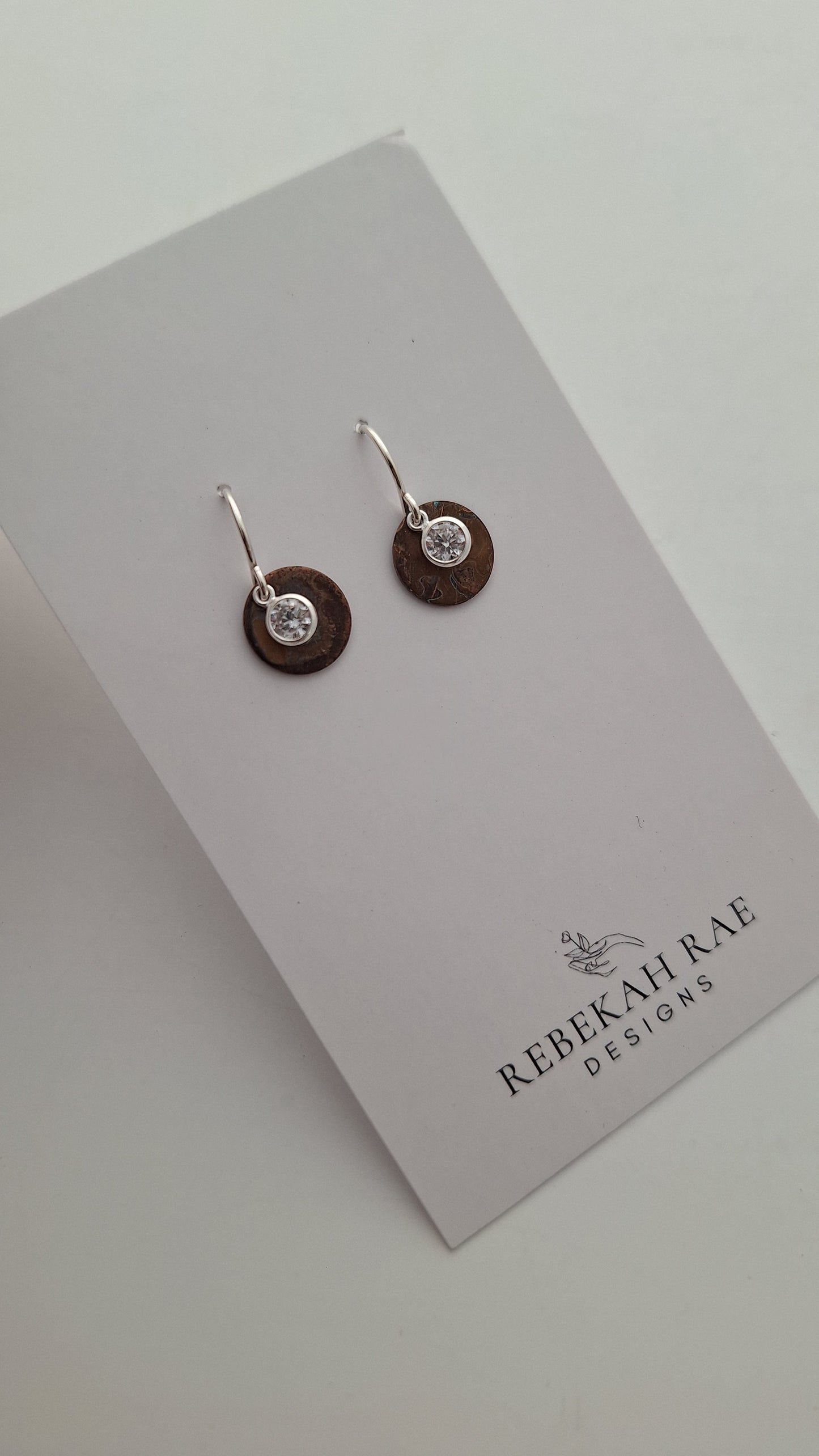 Tiny Moonbeam Earrings