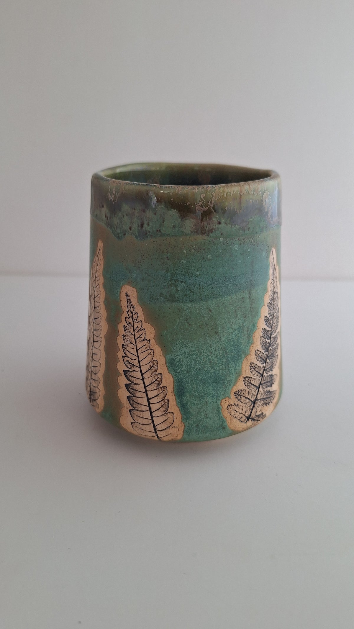 Fern Tumbler - Botanical imprint