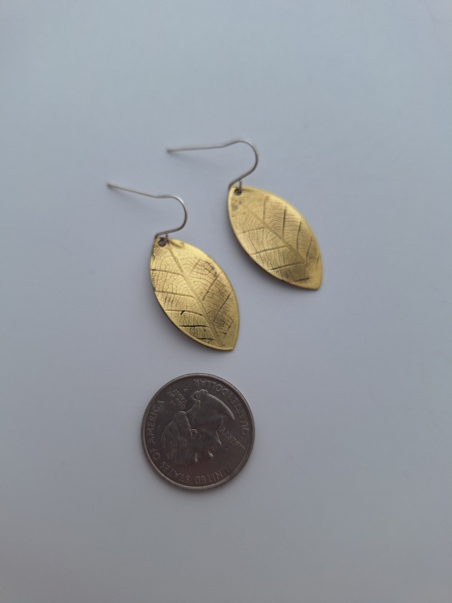 Pressed Leaf Earrings