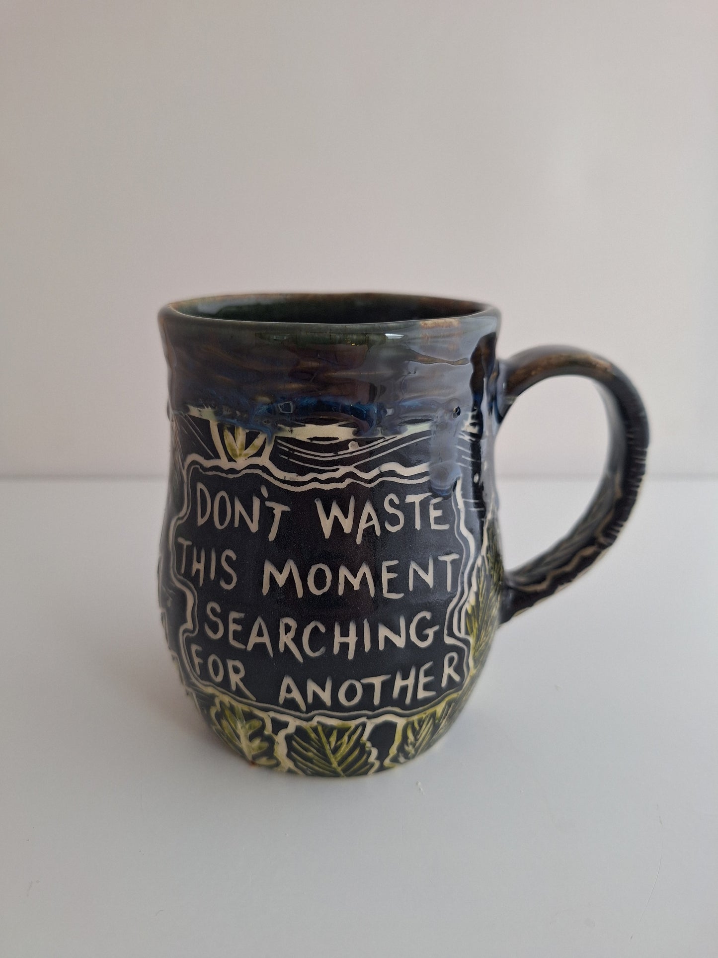 Hand-carved Moments Mug