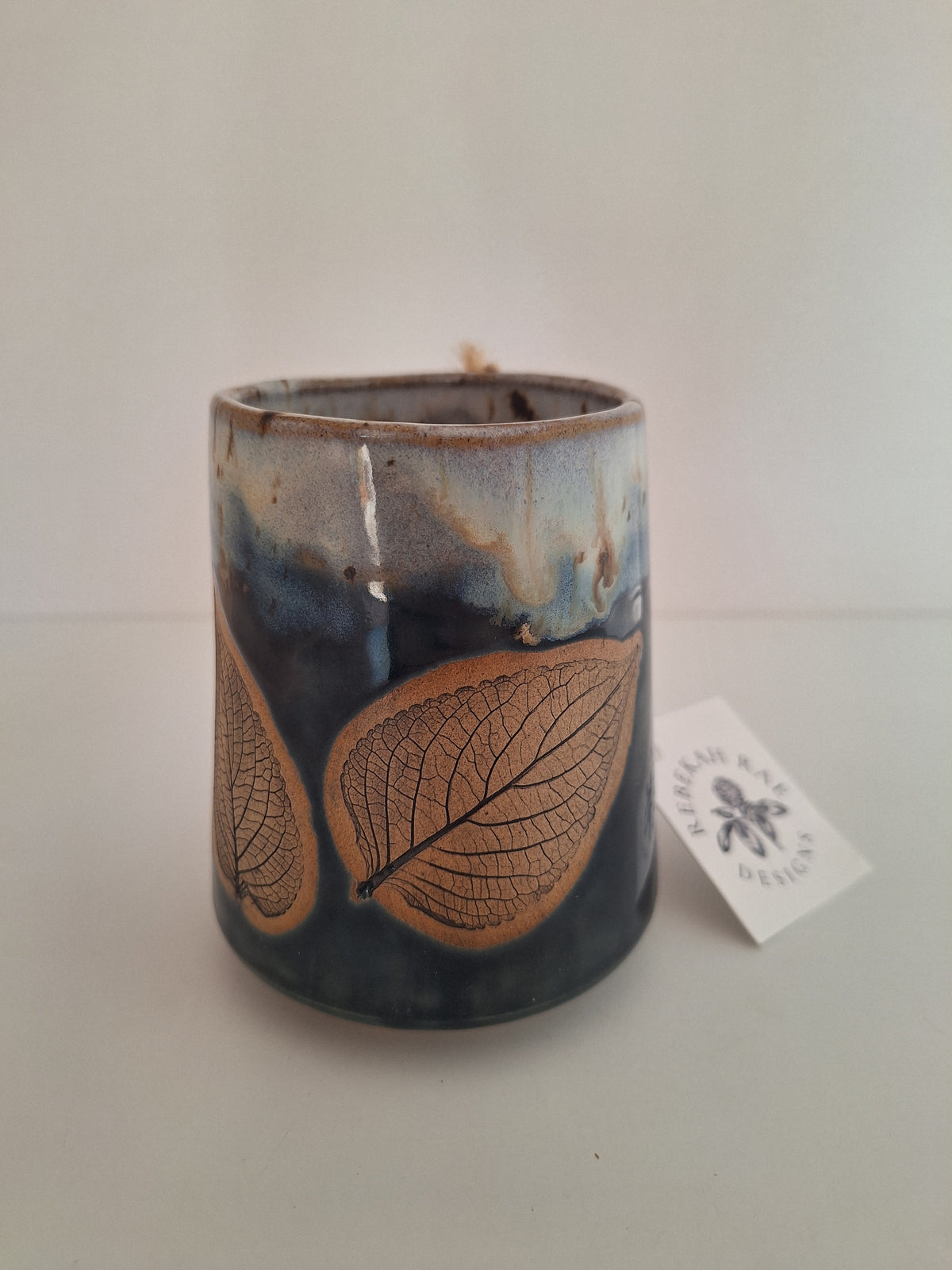 Botanical Tumbler - Coleus - Stemless Wine Cup, Mulled Cider, Cocktail