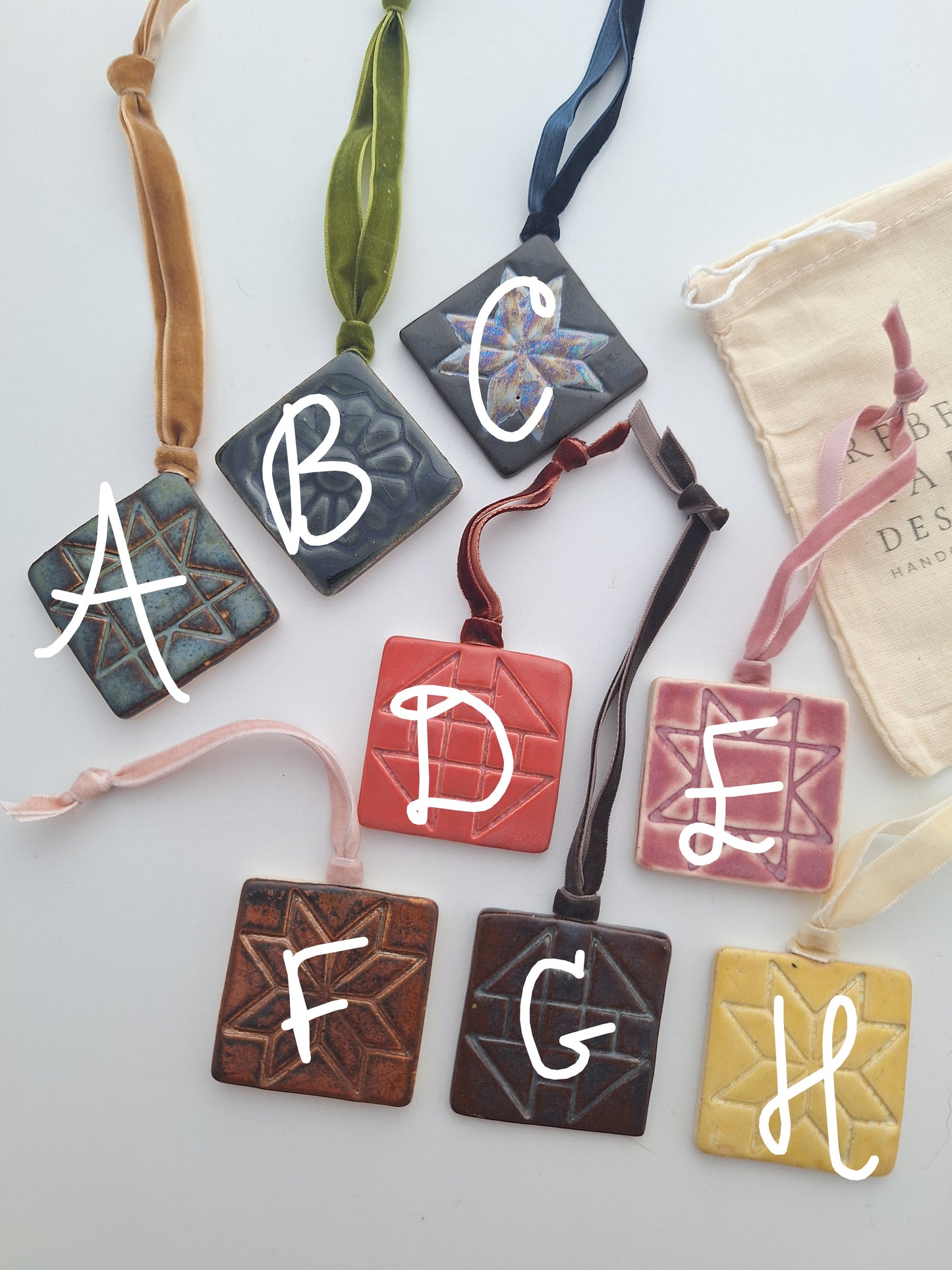 Quilt Block Ornaments