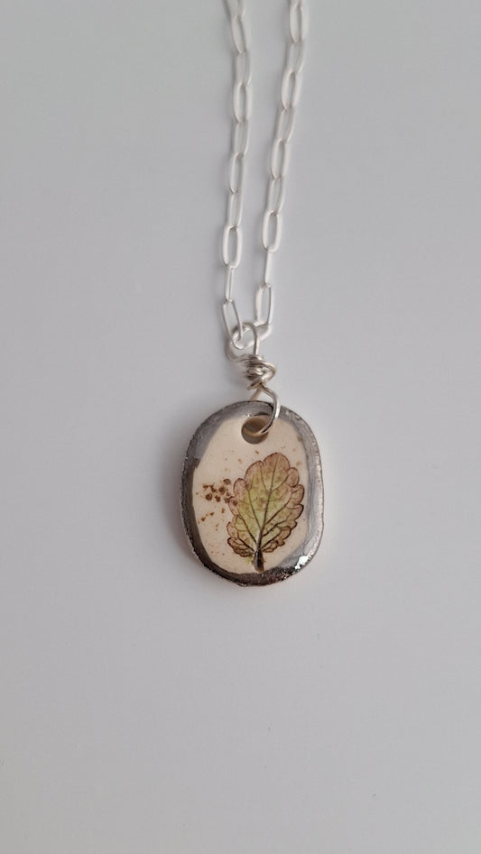 Little Coleus Necklace - Ceramic