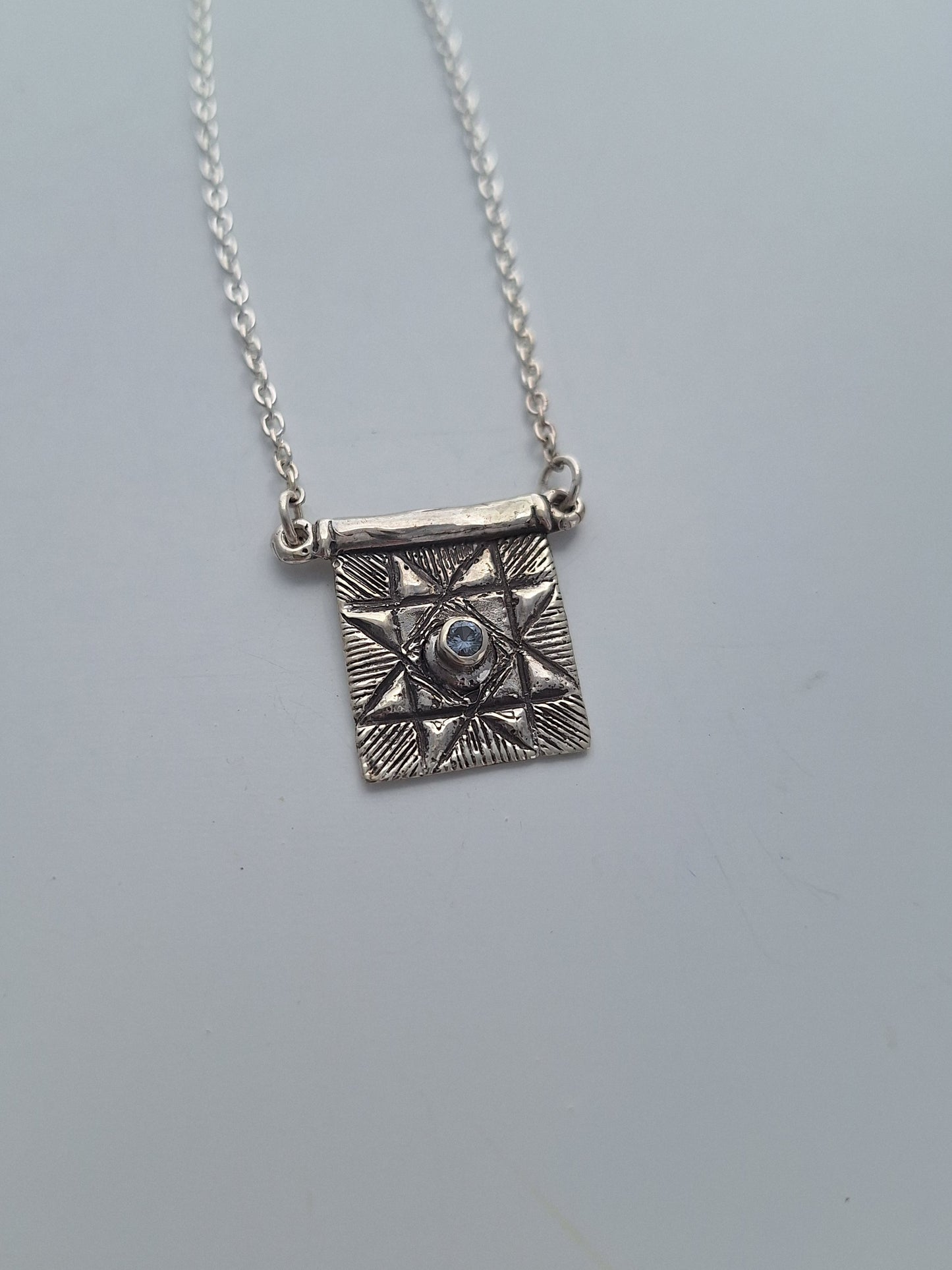 Sawtooth Star Necklace