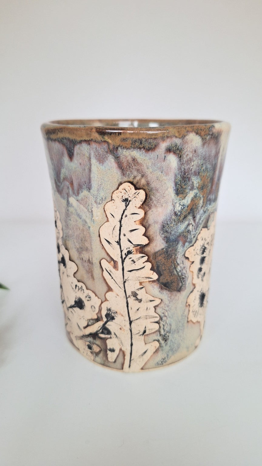 Autumn Aster Mug - Botanical Imprint