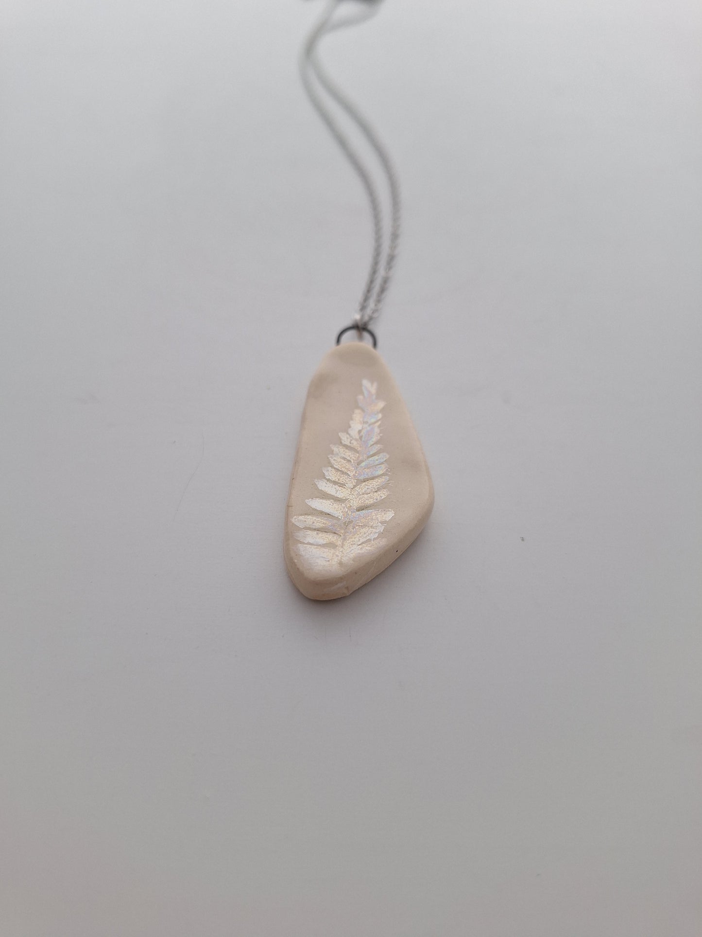 Wild fern Ceramic Necklace