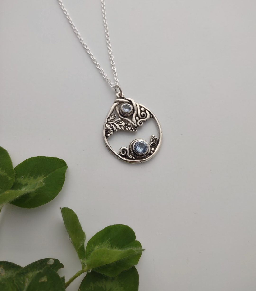 Polypody Fern Necklace