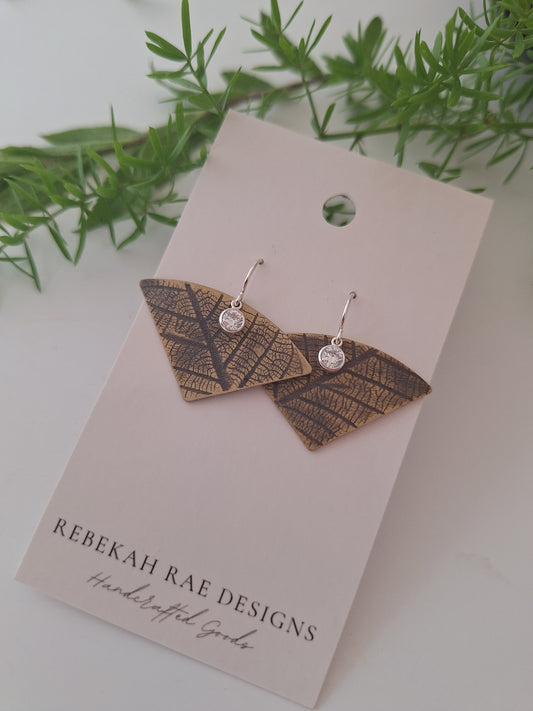 Pressed Leaf Earrings
